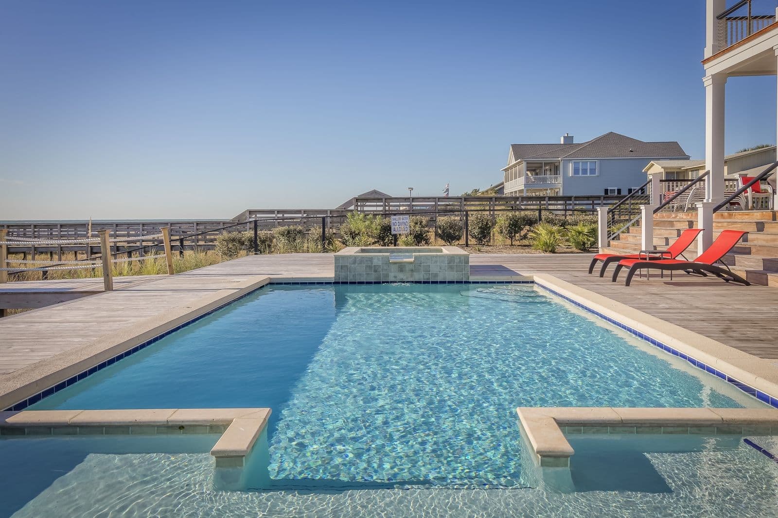 Pool and outdoor entertaining area